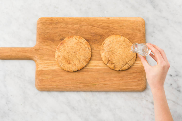 Cuire les pains pita