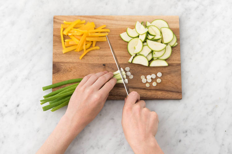 Découper les légumes