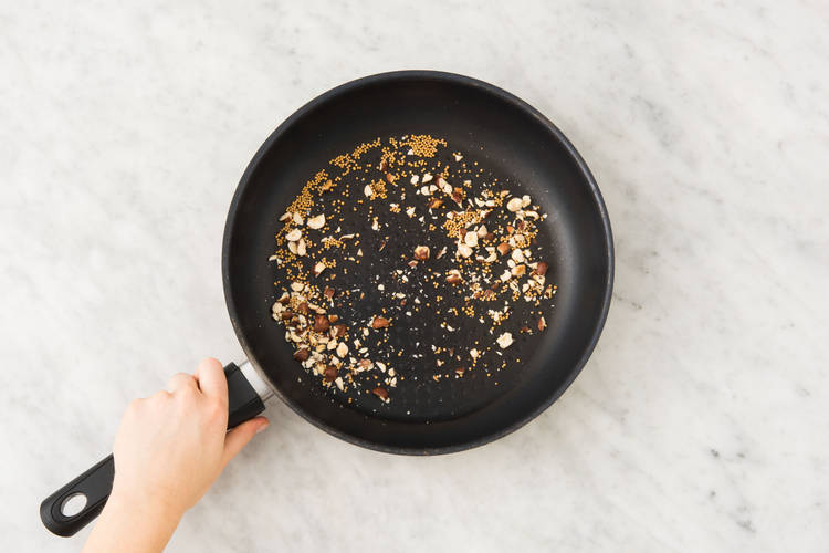 Griller les noisettes