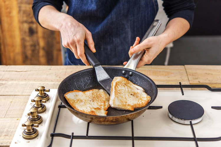 Pan-Fry the Turkey
