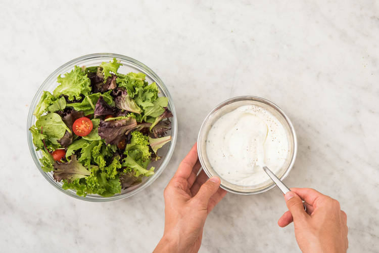 5 PRÉPARER LA SALADE