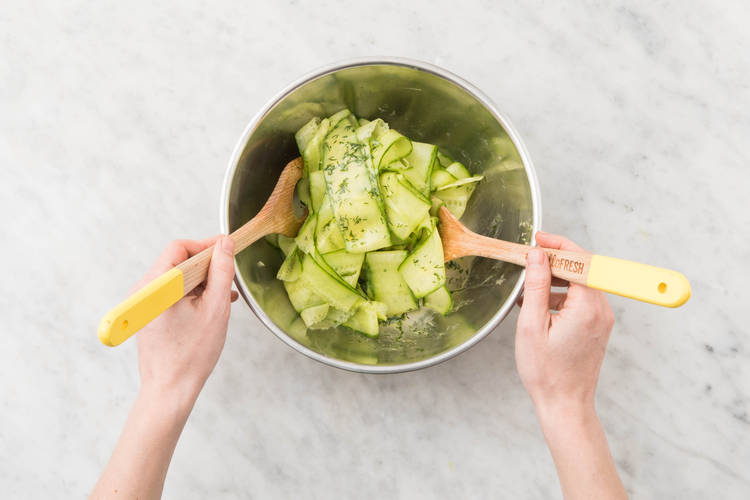 Préparer la vinaigrette