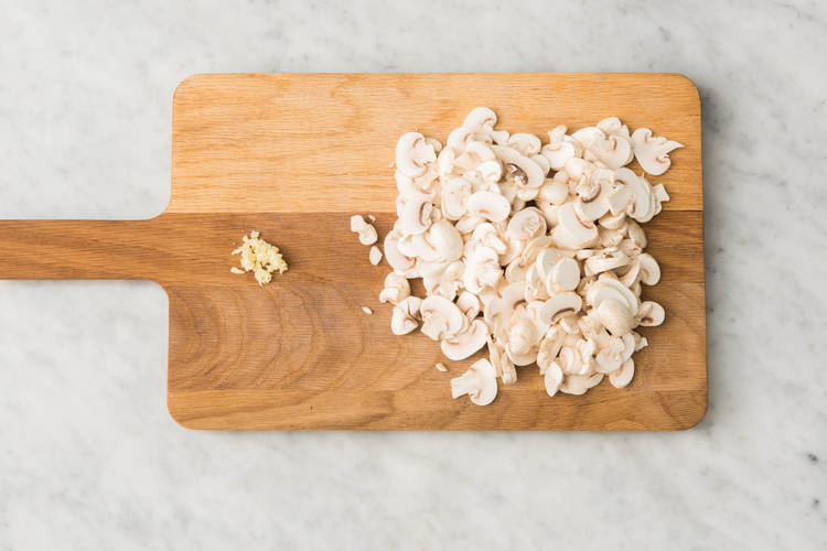 Tailler les champignons