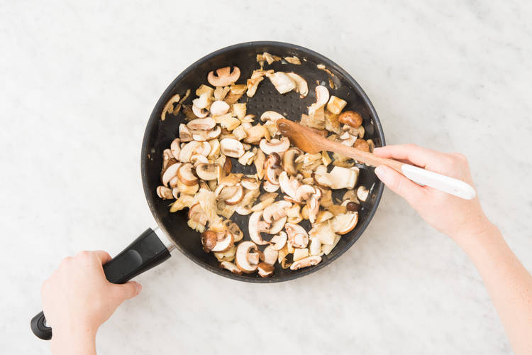 Cuire les champignons