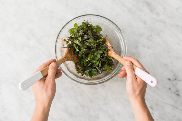 grünkohl marinieren