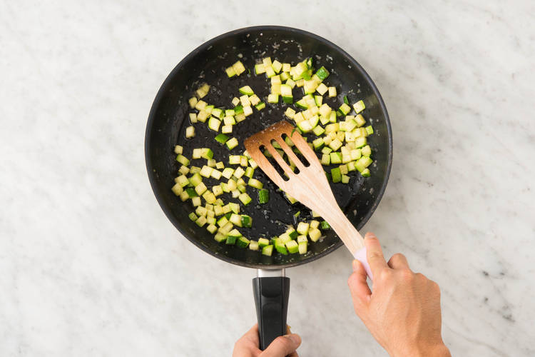 Courgette bakken