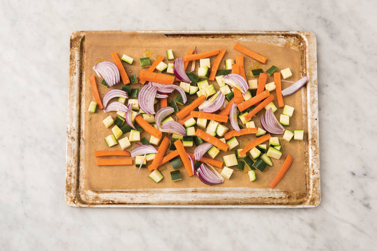 Roast the veggies