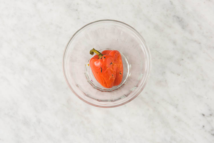 Découper le poivron