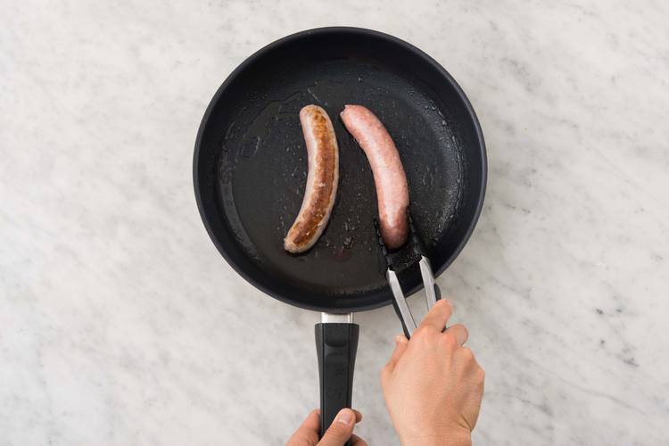 COOK SAUSAGES