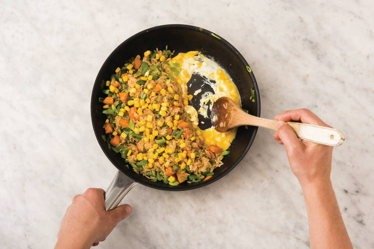 Cook the fried rice