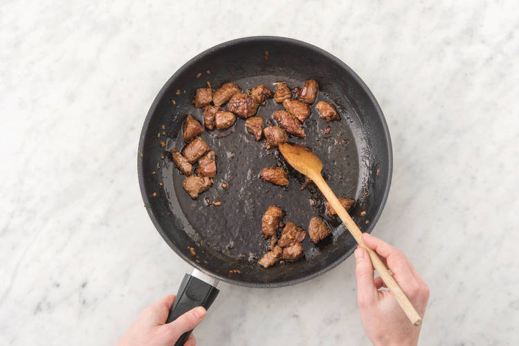 Cook the beef