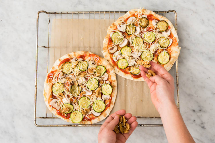 Pizza's bestrooien
