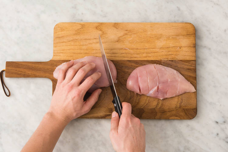 Stuff the chicken