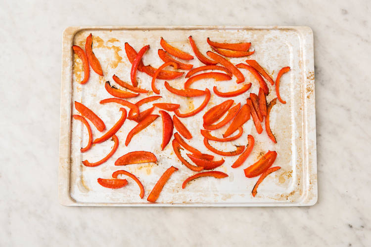 2 RÔTIR LES POIVRONS