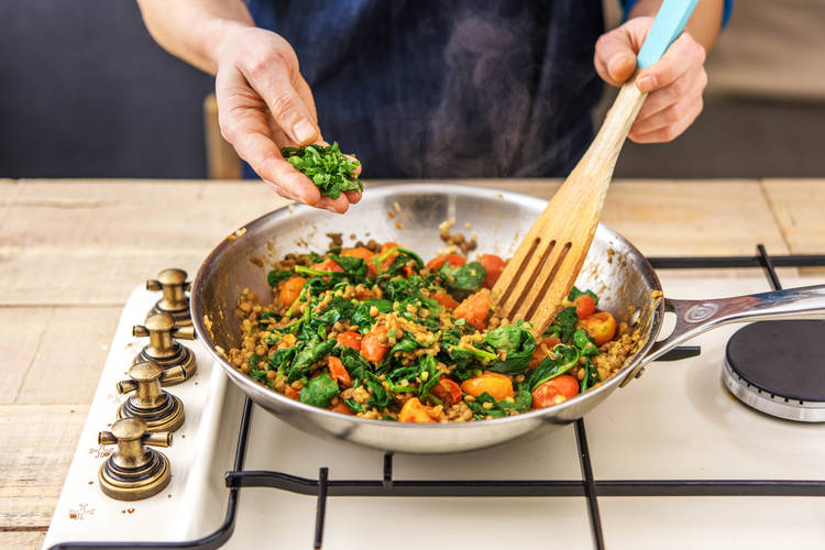 Add the Basil