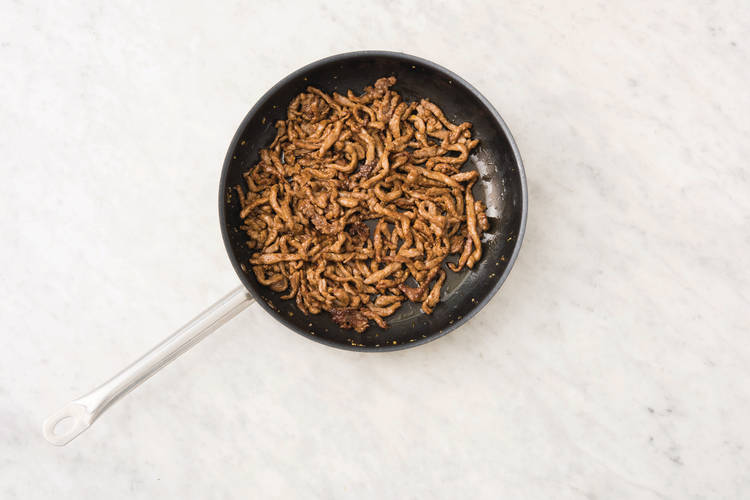 Add flavour to the beef