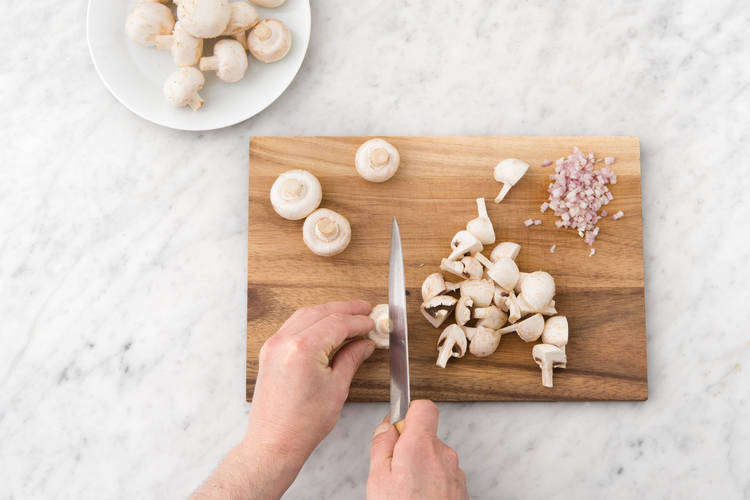 Cuire les champignons