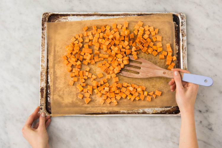 Préparer les patates douces
