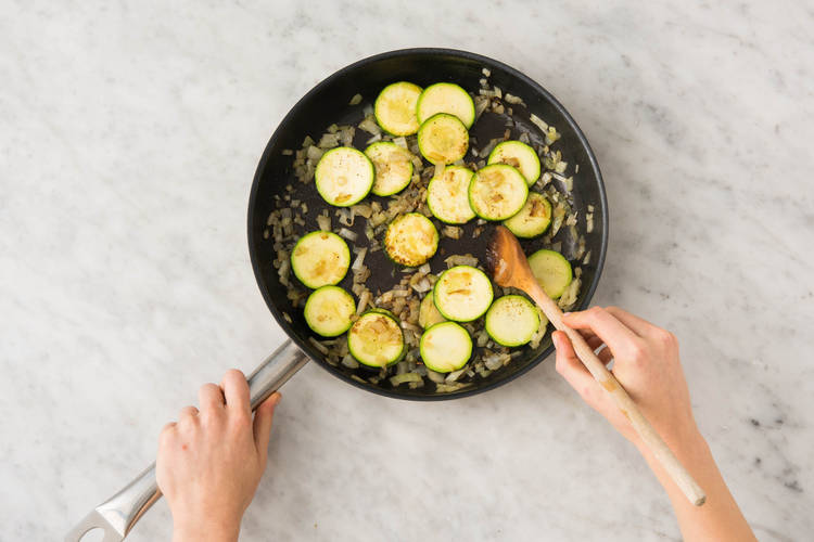 Cuire la courgette