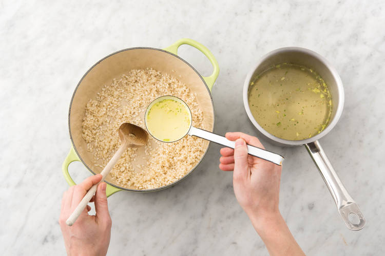 Risotto beginnen