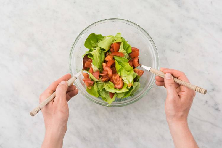 Salade mengen