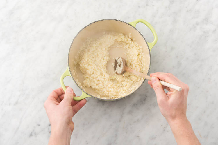 Cuire le risotto