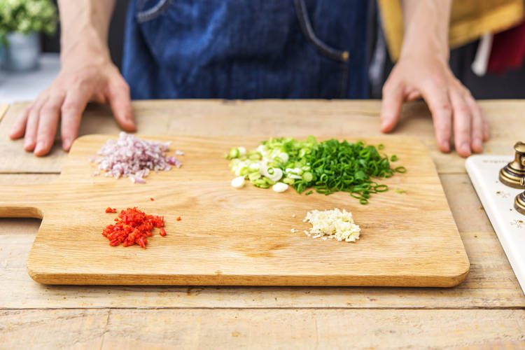 Prep the veggies