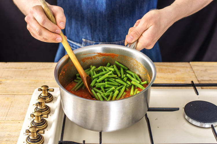 Add the Green Beans