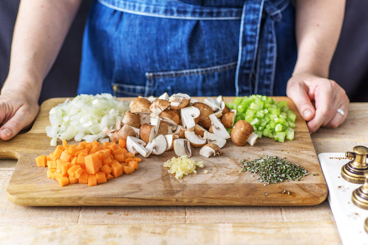 Prep the veg