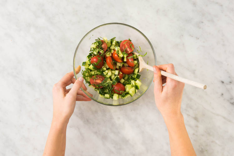 Salade maken