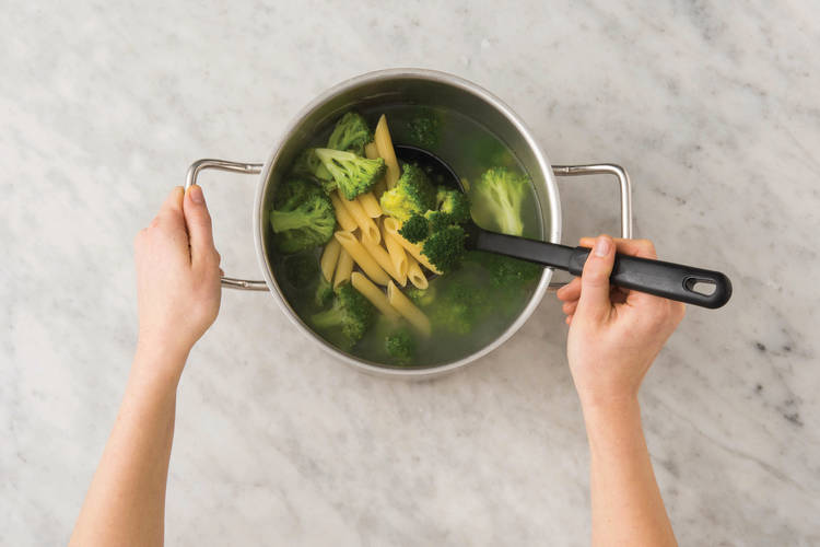 Cook the pasta