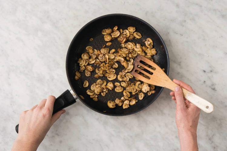COOK THE MUSHROOMS