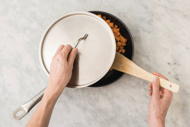 Cook the sweet potato