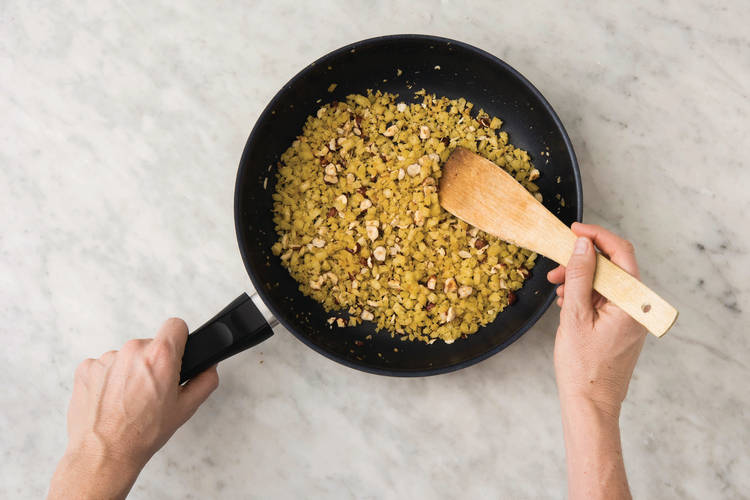 Make the hazelnut picada
