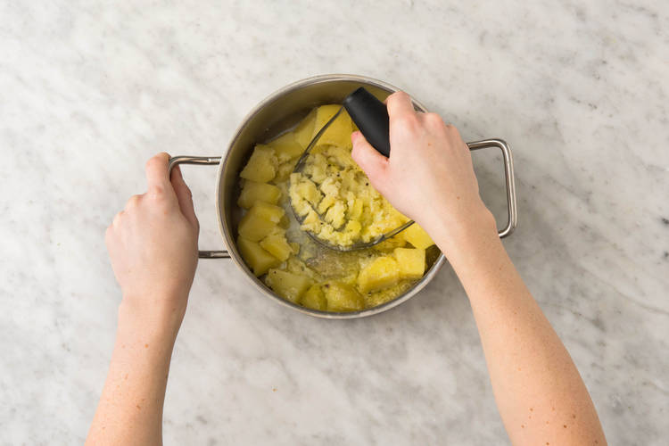Puree stampen