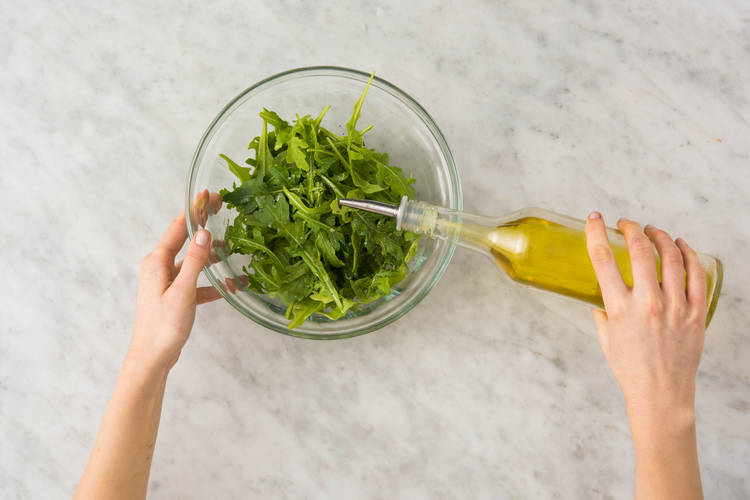 Apprêter la roquette