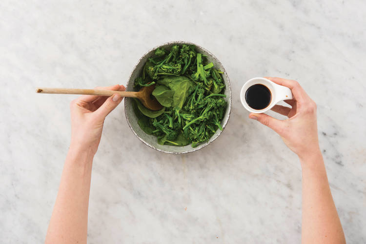 cook the broccoli