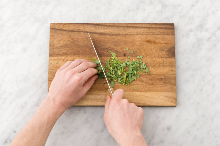 Ciseler l'estragon