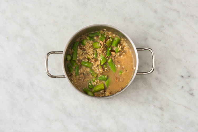 Ajouter les asperges