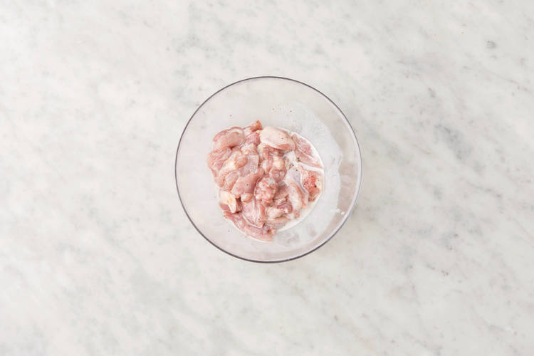 Marinate the chicken