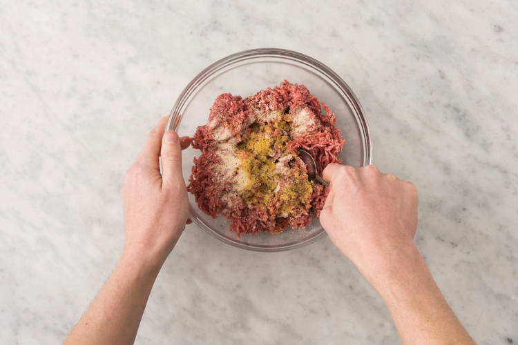 Make the beef patties