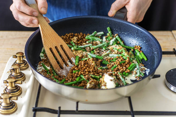 Stir in the crème fraîche