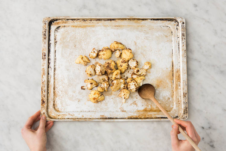 Finir les légumes et le boulgour
