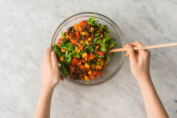 Salade mengen