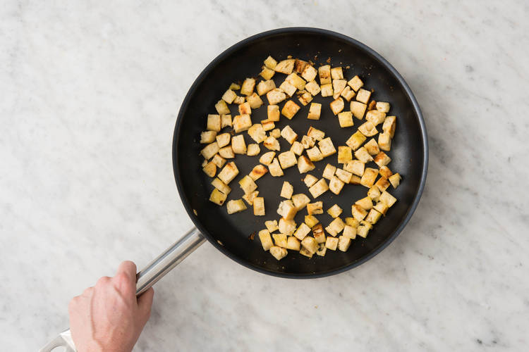 Croutons bakken