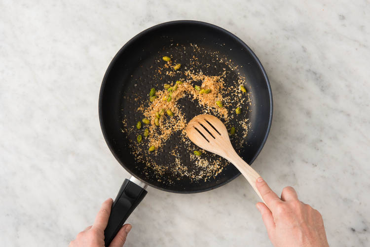 Faire griller les pistaches