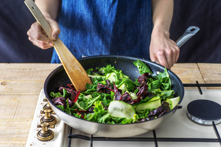 Stir-Fry the Greens