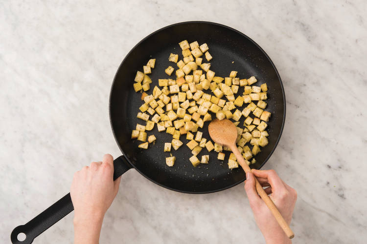 Make the croutons