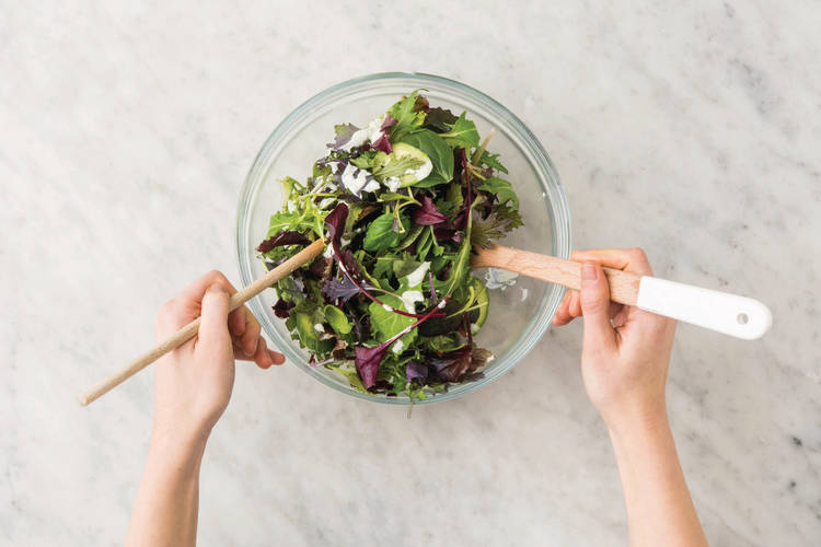 Dress the salad