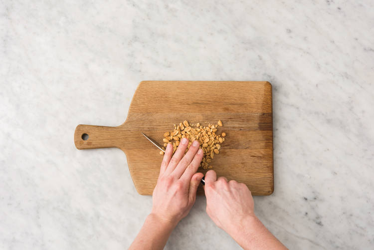 chop the nuts